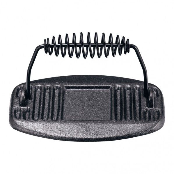 鋳鉄 ミートプレス バネ柄オーバル