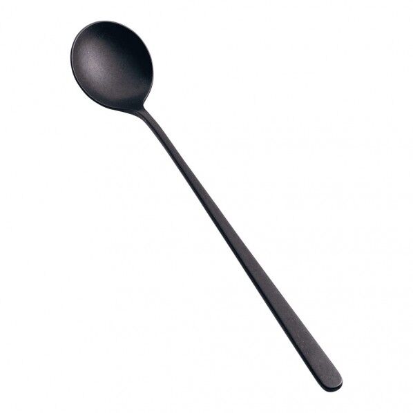 TKGコーポレーション TKG18-8ヘリテージアンジェ ロング カフェスプーン バレルブラック 1個