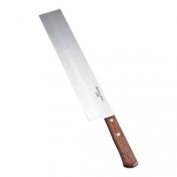 赤合板柄スイカ庖丁(ステンレス製) ASIA001 1個