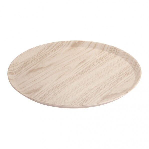 ドームカバー用メラミントレー木目 10インチ WKCP901 1個