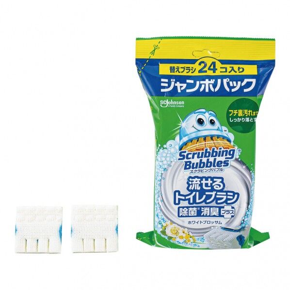 流せるトイレブラシ 除菌消臭プラス つけかえ家庭用