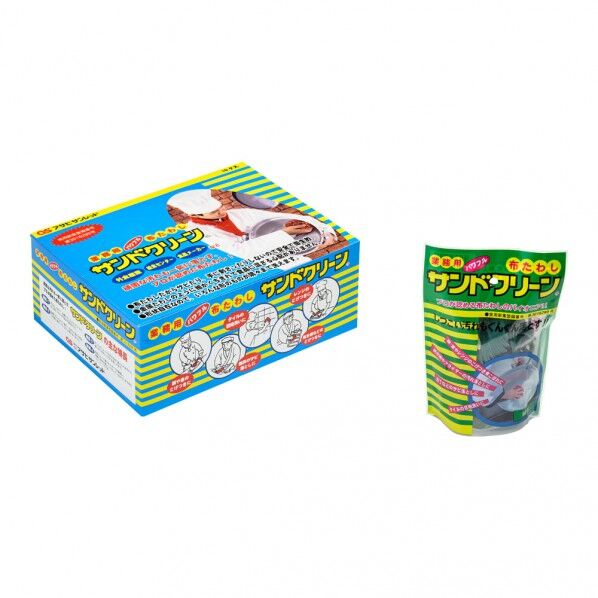 布たわしサンドクリーン (小箱10個入)細目 JTW11003 1個