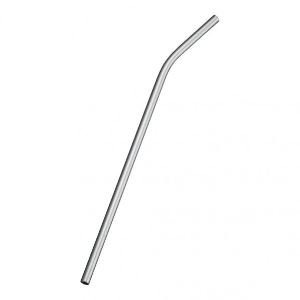 カラール アルミストロー(曲がり) シルバー EST5701 1個