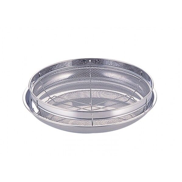 18-8 浅ザルトレーセット 25cm AZL7401 1個