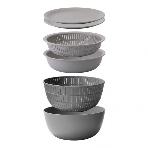 米とぎにも使えるザルとボウル6点セット