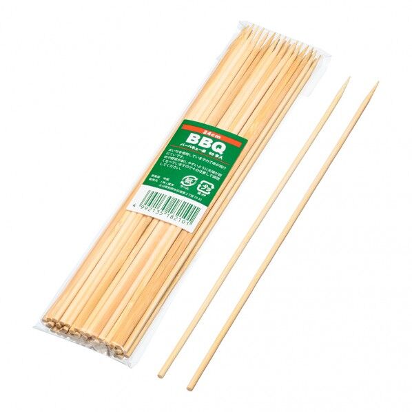 竹製バーベQ串(50本入) 240mm DBC21240 1個