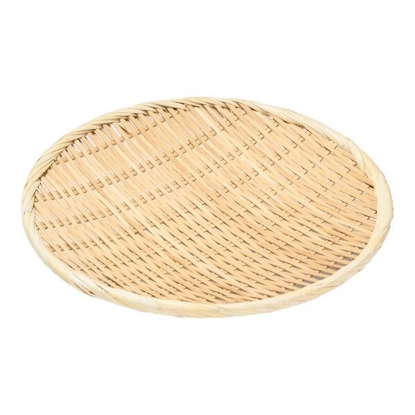 竹製 丸盆ザル(並)