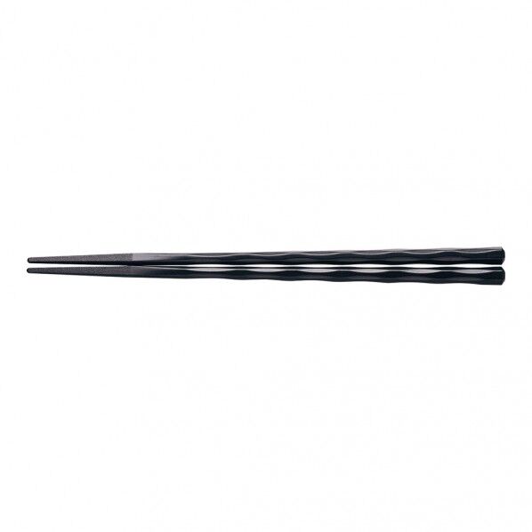 マイン SPS手彫り風箸 黒 M11-178 100個
