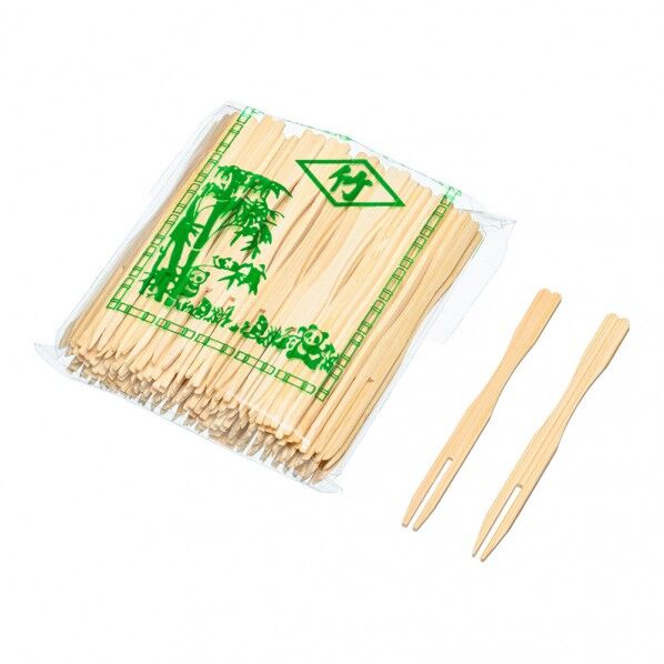 竹フォーク(100本入) DTK0401 1個