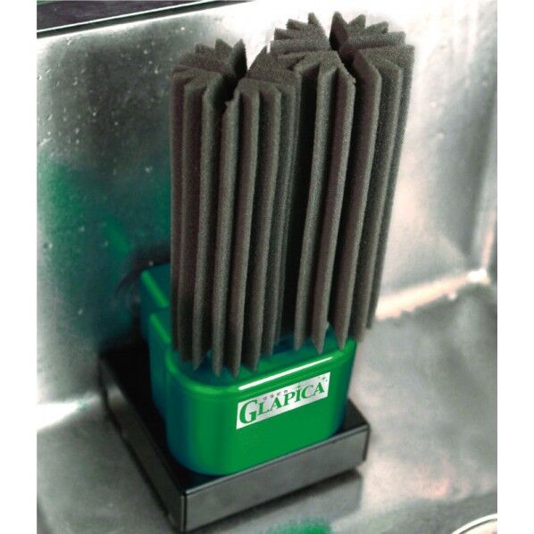 回転スポンジ式グラスウォッシャーグラピカ 置き型 JGL2501 1個