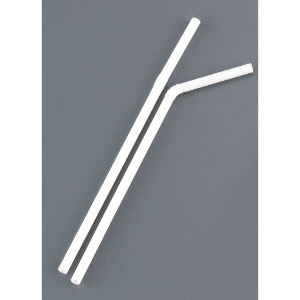 フレックスストロー 裸(500本入) 白 EST5101 1個