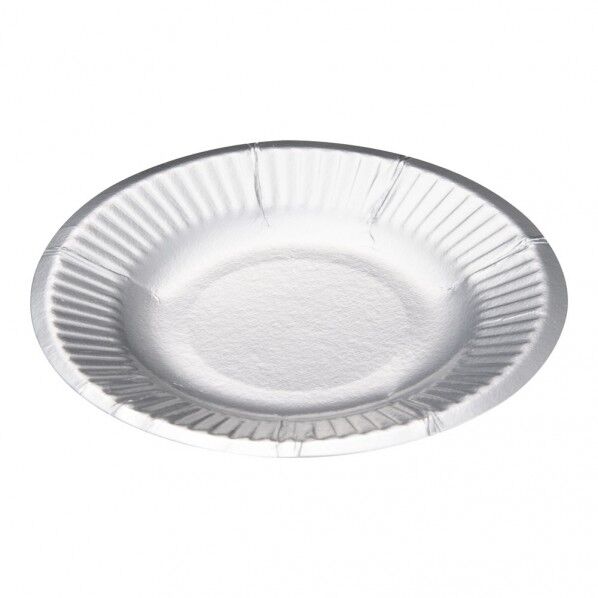 紙皿シルバープレート 4号 GPL1601 100枚