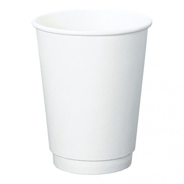 断熱二重ホワイト紙コップ(25個入)