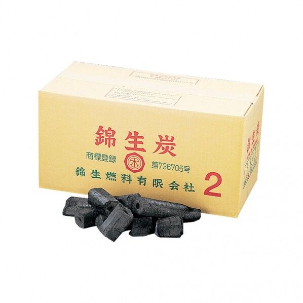 錦生炭 2等(鳥取) 10kg QMK2401 1個