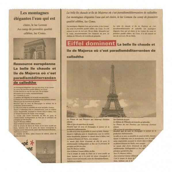 ヨーロピアン柄亀甲袋(100枚入) 茶 WPV6201 1個