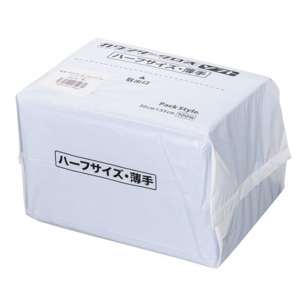 PSカウンタークロス ソフト HS 薄手(100枚入) ブルー JKU0102 1個