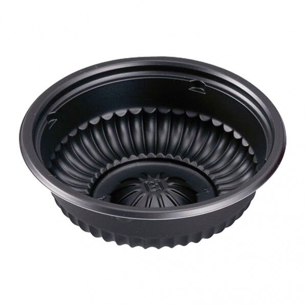 つけ麺 中カップ 本体 (50入) 黒 GTK8701 1個