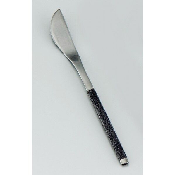 ステンレス布着せカトラリー 紗綾(さや) 漆黒 和菓子ナイフ OSY1901 1個