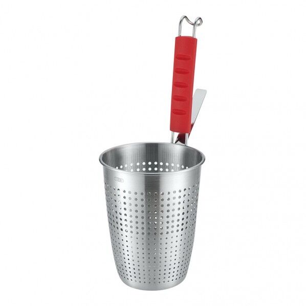 三宝産業 18-8シリコンカラーハンドル付てぼ L レッド AUD5201 1個...