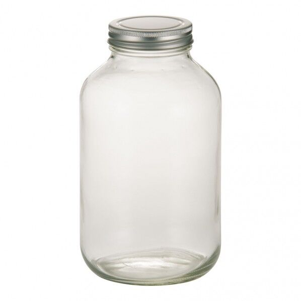 18-0キャップ ガラス保存びん 1800cc AHZ1801 1個