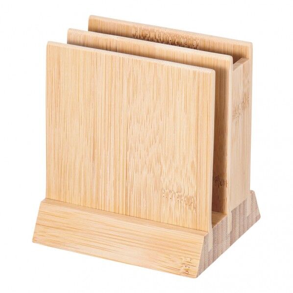 シンビ 竹製ナフキン&メニュースタンド