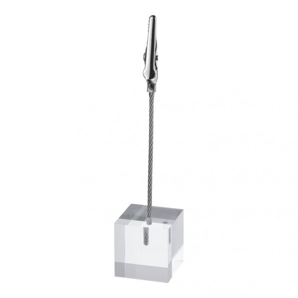 アクリル カードクリップスタンド キューブ