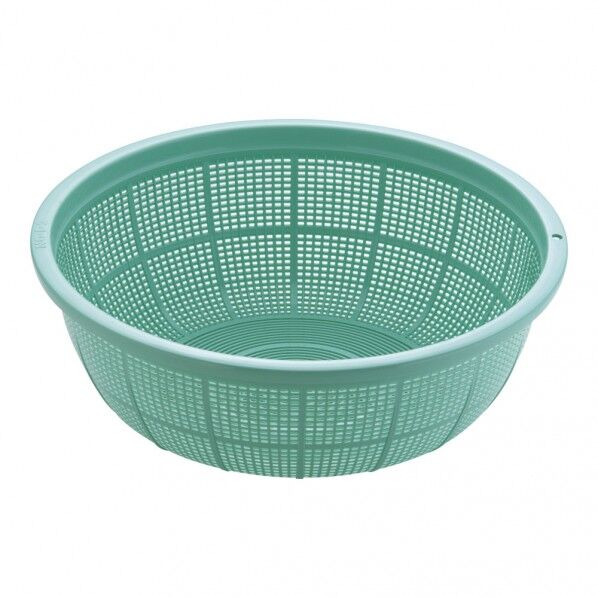丸ざる L-2号 ライトグリーン φ42×14.9cm AZL7103 1個
