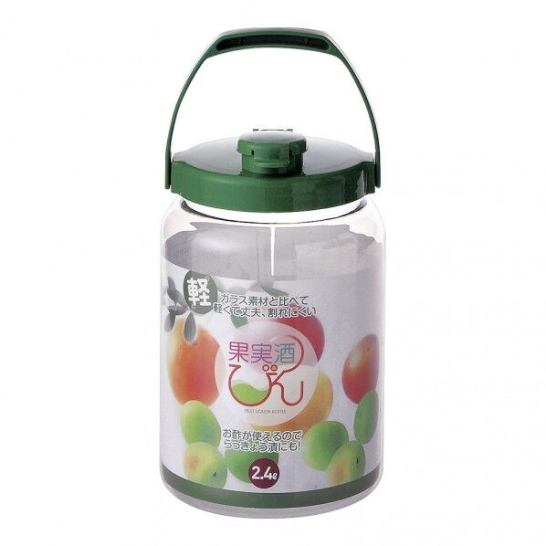 果実酒瓶 R型 2.4L 13.5×14.8×22.3cm AKZ1001 1個