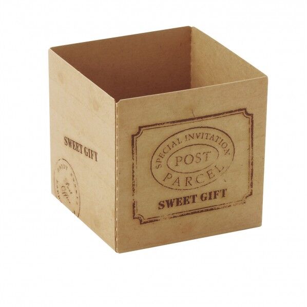 キューブカップ ウッディー(100枚入) 60 WKY2501 1個