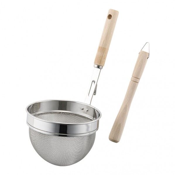 18-8木柄万能コシ(16メッシュ) 大 大 BKS0401 1個