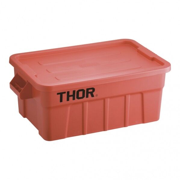 ラージボックス(フタ付) レッド KTL6205 1個