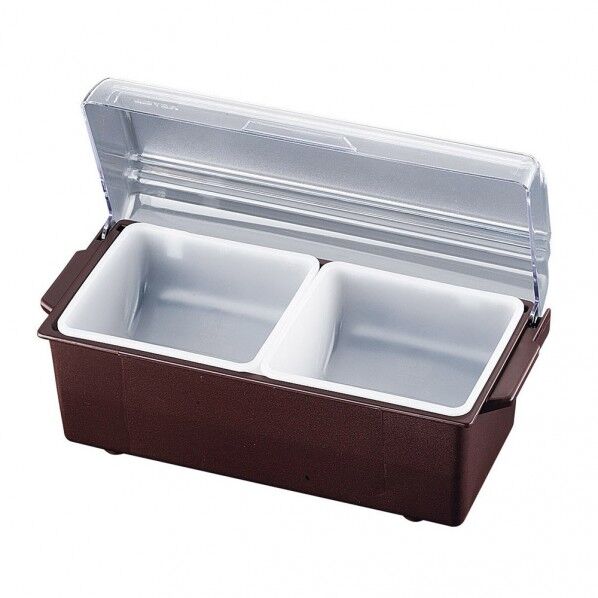 コンジメントディスペンサー ワイド ブラウン 2ヶ入 AKV036A 1個