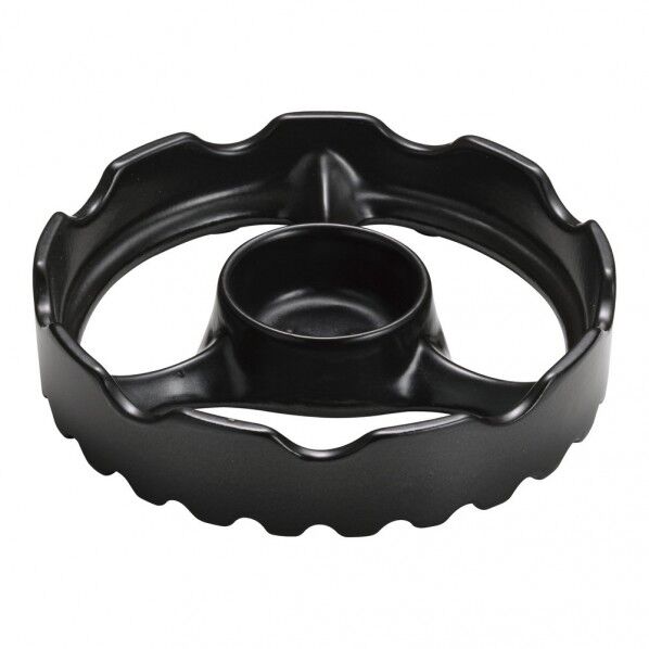 温度センサー付きガスコンロ用焼き台 ブラック 15cm(ミニ) DYK8303 1個