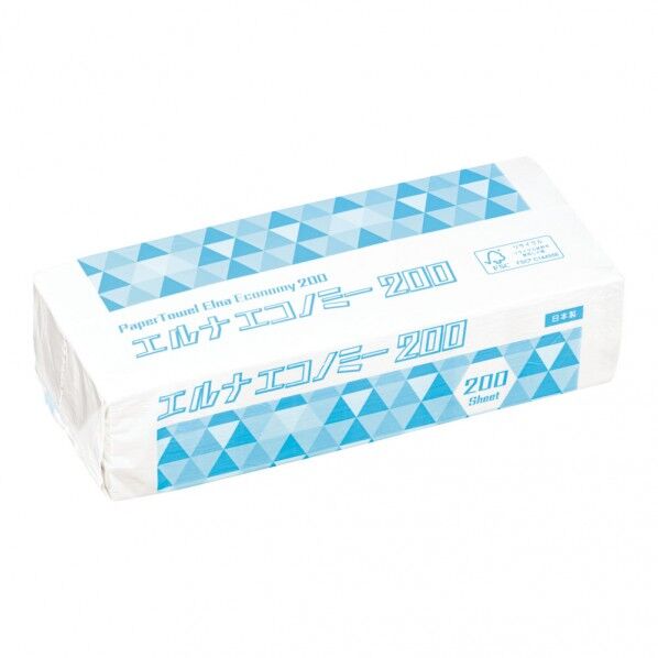 紙タオル エルナエコノミー(200枚入) ケース単位(42パック入)