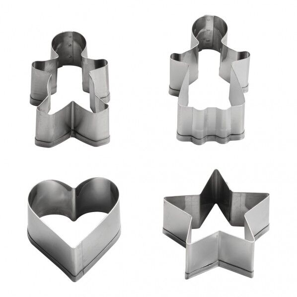 田中糧機製作所 18-8クッキー抜き型セット No.2124男の子、女の子セット(4ヶ入) WKTF0 1個...