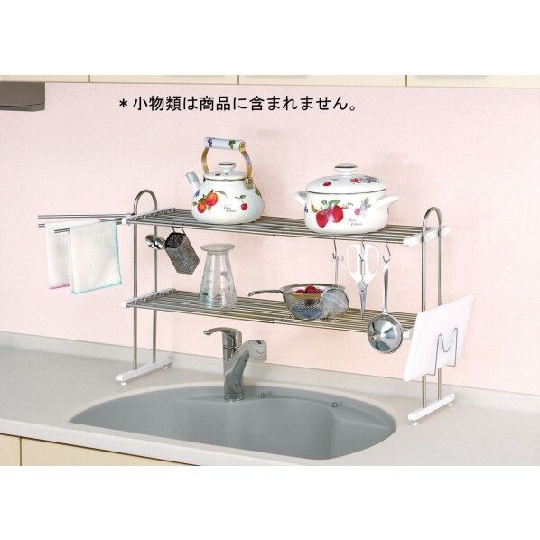 田窪工業所|タクボ TY18-8伸縮置棚 お買得セット DTN1901 1個