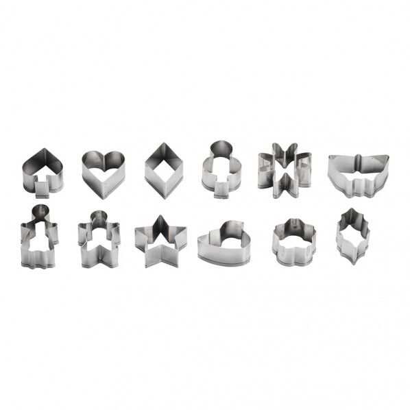 18-8クッキー抜き型セット No.2112(12ヶ入) WKT13 1個