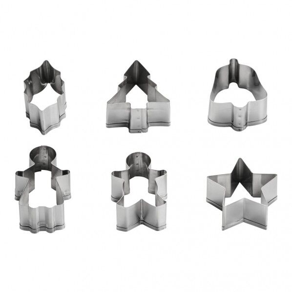 18-8クッキー抜き型セット No.2113クリスマスセット(6ヶ入) WKT14 1個