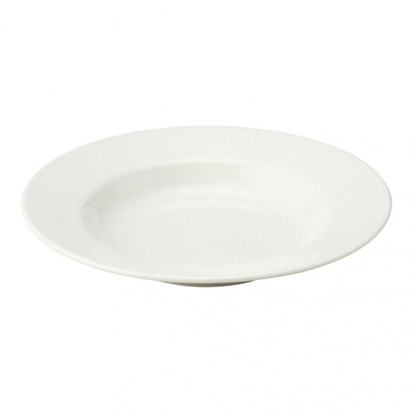 山加 トーンホワイト 27cmリムスープ皿