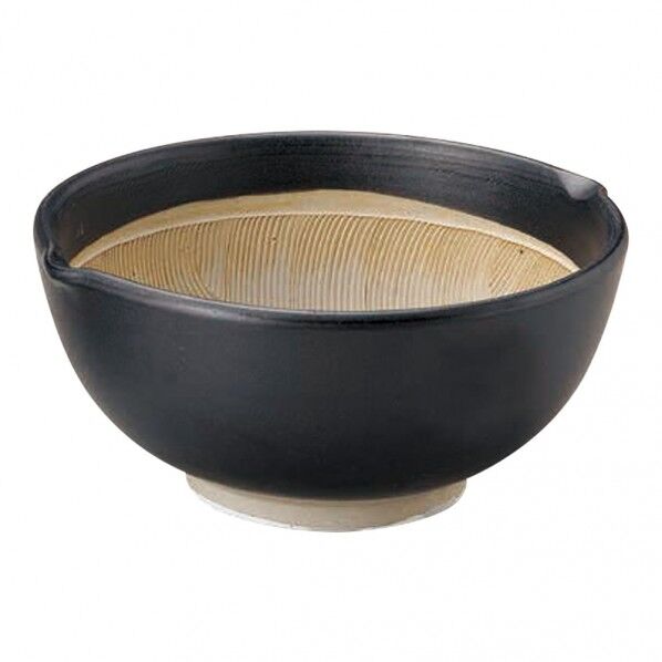 ヤマキイカイ ヤマ只 スリ小丼 黒マット Y1690 1個