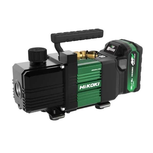 HiKOKI(ハイコーキ) 18V 充電式 真空ポンプ セット品(電池･充電器付) アグレッシブグリーン UP18DYA (XHZ) 1台...