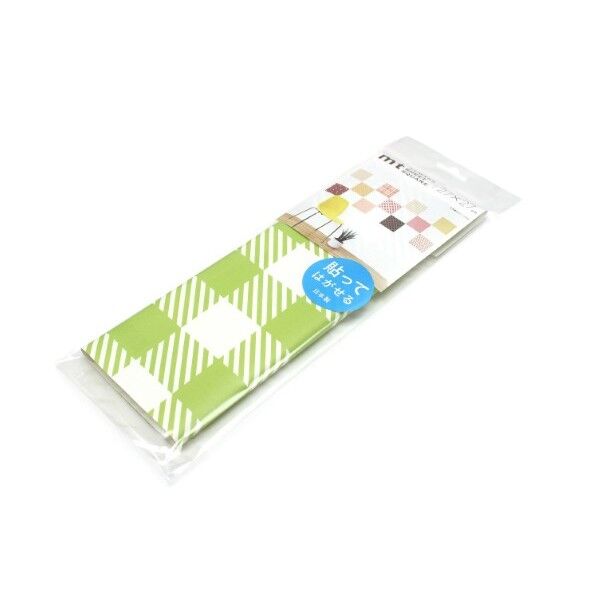 mtリメイクシートスクエア チェック・イエローグリーン