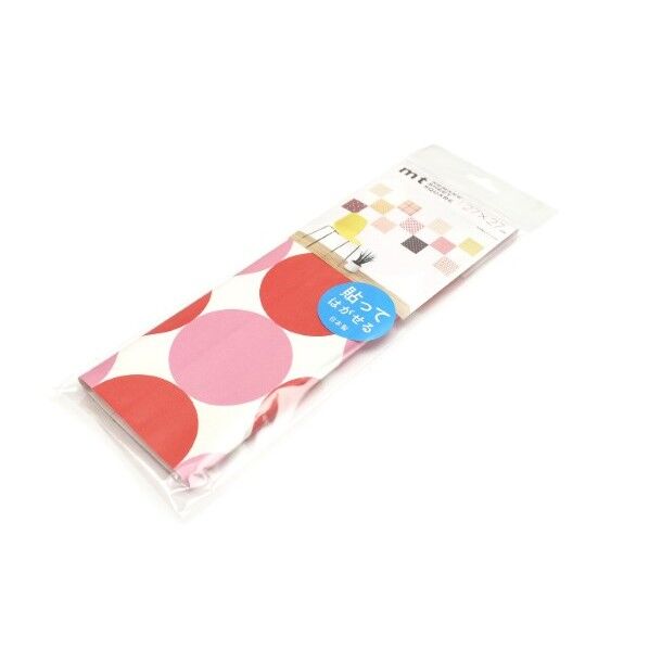 mtリメイクシートスクエア サークル･ピンク×レッド