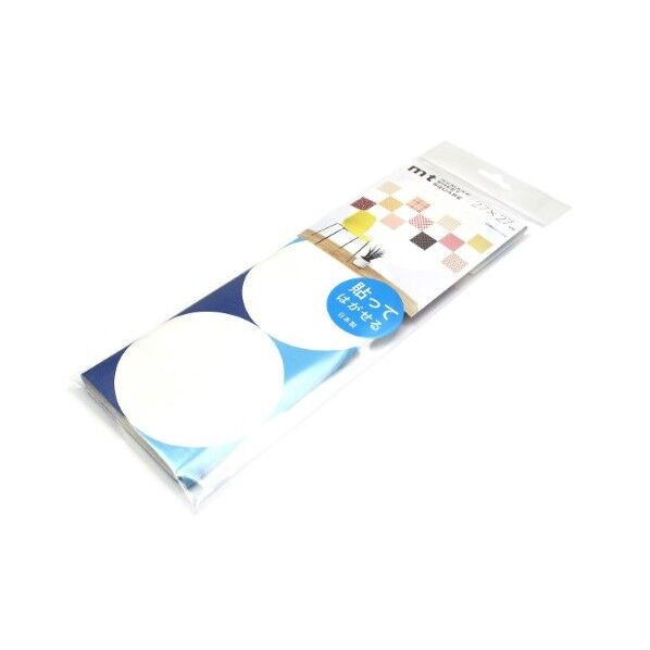 mtリメイクシートスクエア サークル・ライトブルー×ネイビー