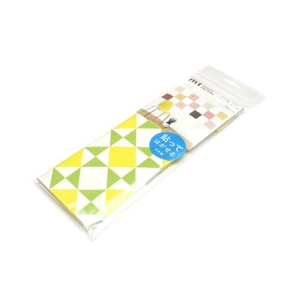 mtリメイクシートスクエア ダイヤ・イエロー×イエローグリーン