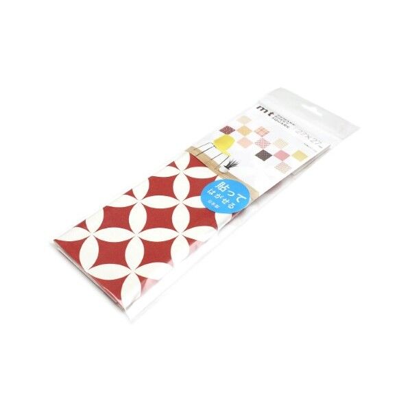 mtリメイクシートスクエア 七宝･茜色