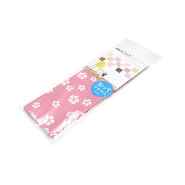 mtリメイクシートスクエア ねじり梅･紅梅色