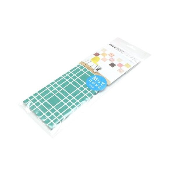 mtリメイクシートスクエア 三枡格子･花緑青