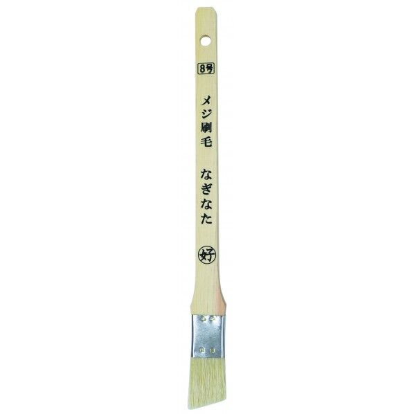 好川産業 白豚毛メジハケ ナギナタ 8号 13164 1本...