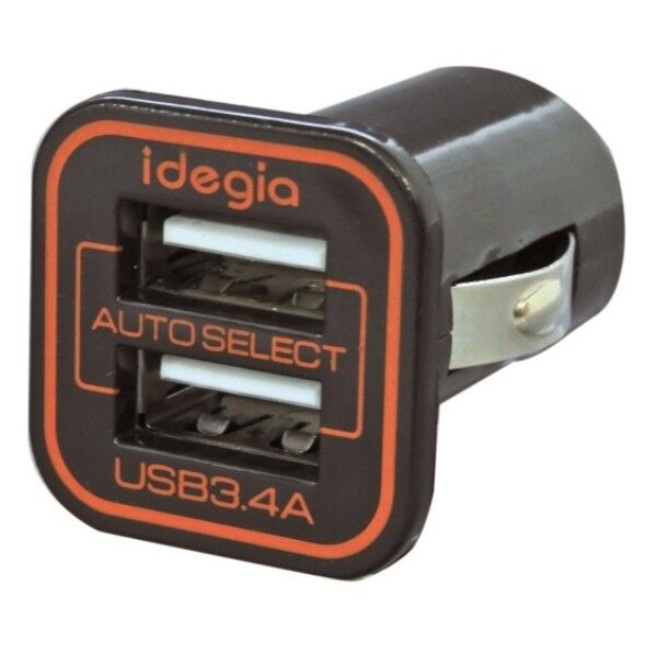 WZ-891 USB2ポートチャージャー フラットミニ 3.4A 12/24V